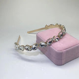 Sparkling Crystal Tiara Headband Bridal Crown Hair Accessory