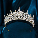 Crystal Tiara Crown Wedding Hair Jewelry Bridal Bride Queen Girls Crown