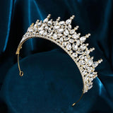 Crystal Tiara Crown Wedding Hair Jewelry Bridal Bride Queen Girls Crown
