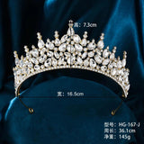 Crystal Tiara Crown Wedding Hair Jewelry Bridal Bride Queen Girls Crown