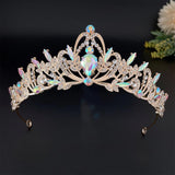 Rhinestone Wedding Tiara Crown Headband for Women Girls