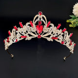 Rhinestone Wedding Tiara Crown Headband for Women Girls