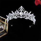 Rhinestone Wedding Tiara Crown Headband for Women Girls