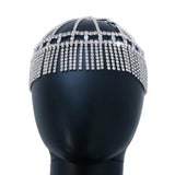 Crystal Head Tassel Hair Chain Nightclub Hat