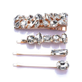 Crystal Hair Clips Rhinestone Barrettes Femme Hair Accessories