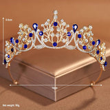 Gold-Colour Ladies Wedding Crown Girls Birthday Tiaras