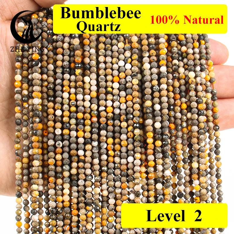 3mm Gradient Fluorite Stone Beads for Jewelry Making