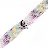 3mm Gradient Fluorite Stone Beads for Jewelry Making