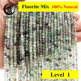 3mm Gradient Fluorite Stone Beads for Jewelry Making