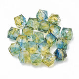 100 pcs/pack 2-color spray painted acrylic beads DIY jewelry accessories