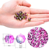 100 pcs/pack 2-color spray painted acrylic beads DIY jewelry accessories