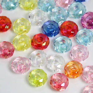 Colorful Abacus Wheel Beads for Jewelry Making DIY