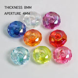 Colorful Abacus Wheel Beads for Jewelry Making DIY