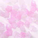 50g Lily Of The Valley Acrylic Flower Beads Gradient Spacer Beads - 7x12mm
