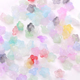 50g Lily Of The Valley Acrylic Flower Beads Gradient Spacer Beads - 7x12mm