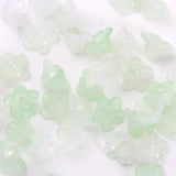 50g Lily Of The Valley Acrylic Flower Beads Gradient Spacer Beads - 7x12mm