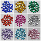 250 Flatback Acrylic Rhinestone Round Button 8mm Sew on beads
