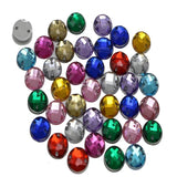 250 Flatback Acrylic Rhinestone Round Button 8mm Sew on beads