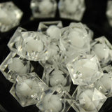 8mm 10mm 12mm Square Acrylic Spacer Beads DIY Braided Decoration Jewelry Making