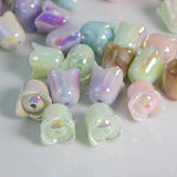 Lily Of The Valley Tulip Flower Glow Beads DIY Jewelry Making Charms