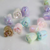 Lily Of The Valley Tulip Flower Glow Beads DIY Jewelry Making Charms