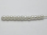 3000 pcs Ivory Faux Pearl 3mm Round Beads Seed Beads Decorative Accessories