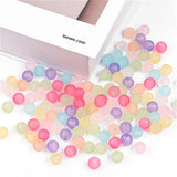 8/10/12mm Acrylic Frosted Beads DIY Jewelry Accessories