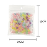 100pcs 6mm Perforated Crackbead Round Beads DIY Accessories