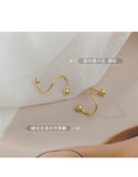 14K Women's Stud Earrings Yellow Gold Jewelry