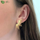 925 Silver Hoop Dangle Earrings for Women Girls