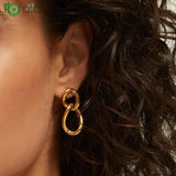 925 Silver Hoop Dangle Earrings for Women Girls