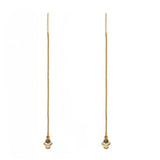 Evil Eye Drop Earrings Tassel Chain Long Dangle Earr