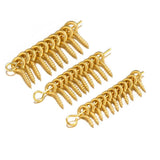 50/100pcs Stainless Steel Small Eye Pins for DIY Jewelry Making