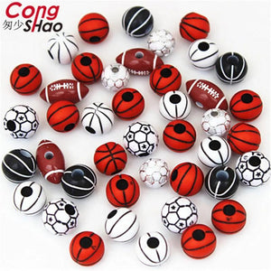 Cong Shao Acrylic Ball Spacer Beads for DIY Jewelry Making