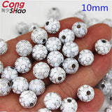 Cong Shao Acrylic Ball Spacer Beads for DIY Jewelry Making