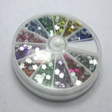 1000 Mini Flower Gems Rhinestones 4mm Nail Art Tips