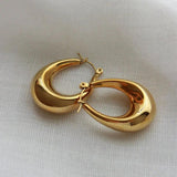 925 Silver Vintage Oval Shape Earrings Allergy-Free Party Jewelry Gift
