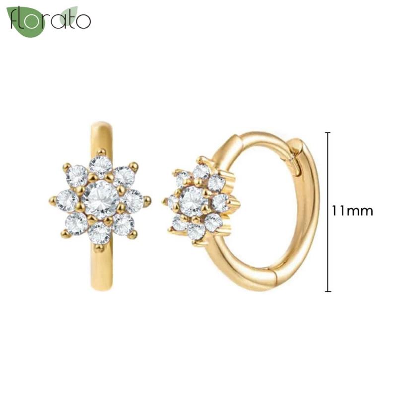 925 Silver Tassel Long Earrings Zircon Hoops Wedding Jewelry