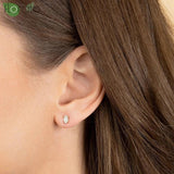 925 Silver Tassel Long Earrings Zircon Hoops Wedding Jewelry