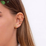 Vintage Snake Shape Hoop Earrings 925 Silver Needle Women Jewelry