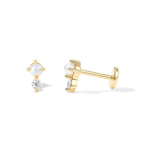Palm Eye Earring Silver 925 Stud Cartilage Wedding Fine Jewelry