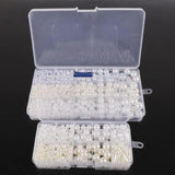 600/1300pcs Mixed Plastic ABS Pearl Beads Box DIY Jewelry Decorate Clothes