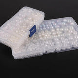 600/1300pcs Mixed Plastic ABS Pearl Beads Box DIY Jewelry Decorate Clothes