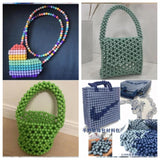 Acrylic Solid Perforated Pearls ABS for DIY Embroidery Jewelry Making