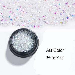 Crystal Pixie 3D Nail Art Gems Micro Zircon Mini Rhinestones