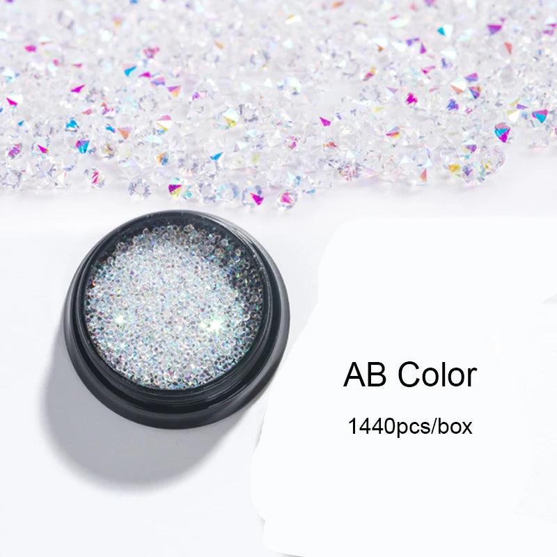 Crystal Pixie 3D Nail Art Gems Micro Zircon Mini Rhinestones