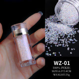 10-45g Tiny Glass Diamonds Caviar Nail Art Rhinestones Decorations