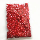 1000pcs White/Ivory Pearl Beads Mix Size 3-12mm for Needlework & Jewelry Making