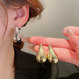 Bilandi 925 Silver Needle Teardrop Earrings For Women