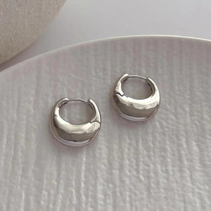 BF CLUB 925 Sterling Silver Vintage Circle Earrings For Women Earring Jewelry